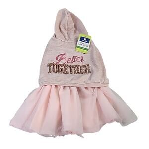 Top Paw Dog Tutu with Hooded Top, Size Large, NWT